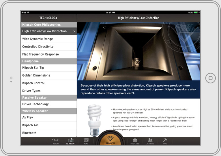 Klipsch mobile app