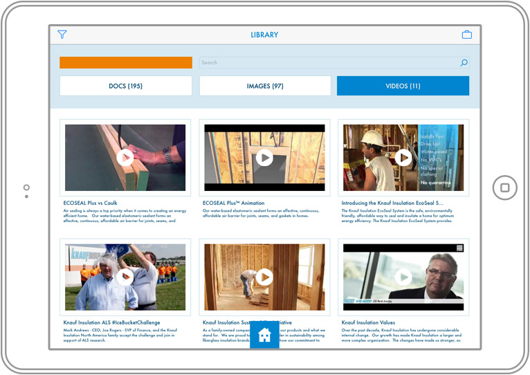 Knauf mobile app