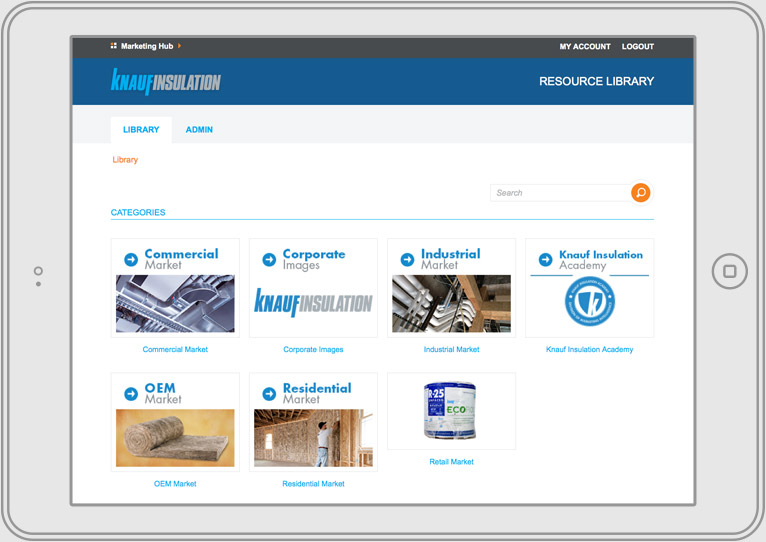 Knauf web app iPad
